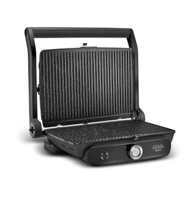 Karaca Gastro Grill Glass Premium Tost Makinesi Black Chrome 2400 W