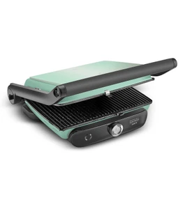 Karaca Gastro Grill Glass Premium 2400W Döküm Tost ve Izgara Makinesi Blue Mist