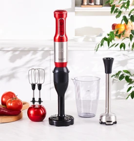 Karaca Mastermaid Prosteel Hand Blender Imperial Red Inox 1500 W