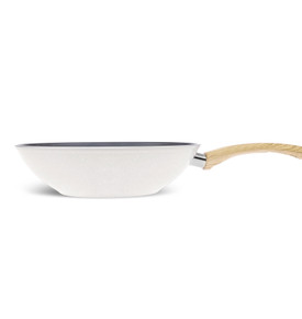 Karaca x Refika Birgül Swiss Crystal Wok Tava 28 Cm Creamy