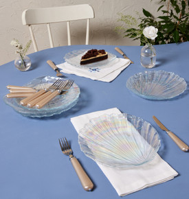 Karaca Madison 6 Parça Lüsterli Cam Pasta Seti 21 cm Pembe
