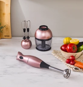 Karaca Pro- Midi Plus 3'lü Blender Set Rosegold 1000w