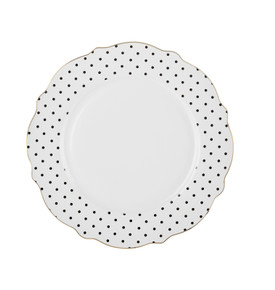 Karaca New Romantic Puantiyeli Servis Tabağı 27 cm Kırmızı 