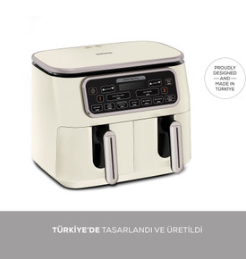 Karaca Air Pro Cook Duo Köz XXXL 8 Litre Airfryer Iconic Beige 8 Kişilik