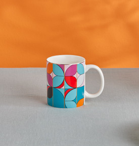 Karaca Frolic Mug Mavi 355 Ml