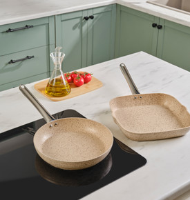 Karaca Biogranit Nare Tava Grill Set Mavi