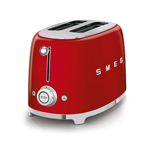 Smeg 2x2 Ekmek Kızartma Makinesi Red Tsf01rdeu