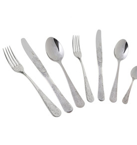 Jumbo Antique 84 Parça 12 Kişilik Çatal Kaşık Bıçak Takımı Mat Eskitme
