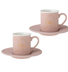 Jumbo Joy 2 Kişilik Mavi Kahve Fincan Takımı 90 ml