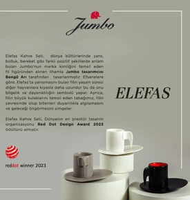 Jumbo Elefas Tek Kişilik Fincan Takımı Yeşil 