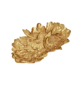 Karaca Home Lianca Dekoratif Tabak Gold 26x16 cm