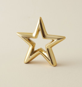 Karaca Home New Year Yılbaşı Star Biblo Gold 14 cm