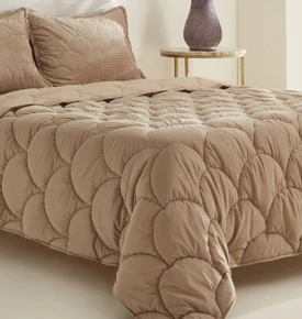 Karaca Home Cowrie Çift Kişilik Luxury Comfort Set Bej