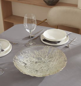 Karaca Home Autumn Dekoratif Tabak Gold 
