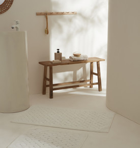 Karaca Home Foley 2'li Banyo Paspası Bej