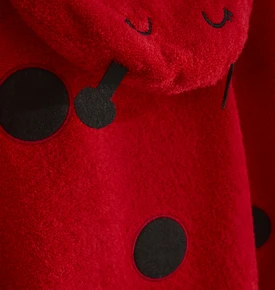 Karaca Home Ladybug %100 Pamuk Bebek Panço Kırmızı