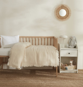 Karaca Home Lily %100 Pamuk Bebek Battaniye Gri