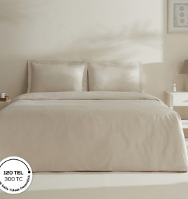 Karaca Home Jemma 120 Tel %100 Pamuk Saten Çift Kişilik Nevresim Takımı Yeşil