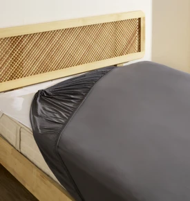 Karaca Home Penye Çift Kişilik %100 Pamuk Lastikli Çarşaf Beyaz