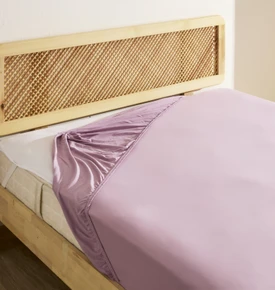 Karaca Home Penye Çift Kişilik %100 Pamuk Lastikli Çarşaf Beyaz