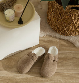 Karaca Home Fenti Keçe Ev Terliği 41 Numara Gri