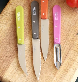 Opinel Essential Küçük Mutfak Bıçağı Seti Renkli