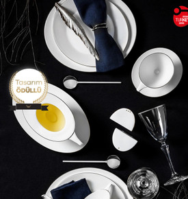 Jumbo Moon Gold 64 Parça 12 Kişilik Yemek Takımı
