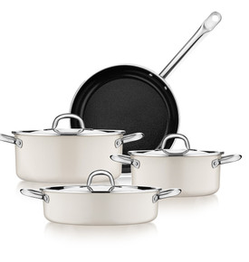 Jumbo Swiss Crystal Black Tencere Seti 7 Parça