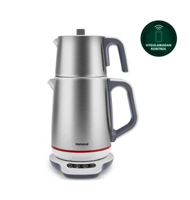 Homend Royaltea Smart 1790H Inox Konuşan Çay Makinesi (Wi-Fi)