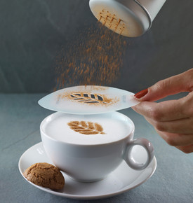 Aerolatte Cappuccino Art Şablonu 6 Eğlenceli Tasarım