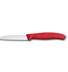 Victorinox Soyma Bıçağı Düz Kırmızı 8 cm