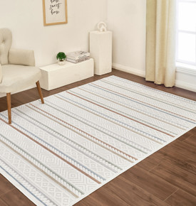 Kaşmir Halı 7/24 Sierra Almeria Kahve 80x300 cm