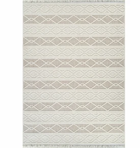 Kaşmir Halı 7/24 İskandinav Larus Beige 100x200 cm