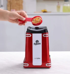 Cookplus Retro Popcorn Makinesi Küçük