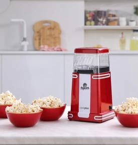 Cookplus Retro Popcorn Makinesi Küçük