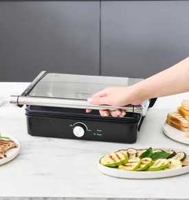 Cookplus x Karaca Inox 2000w Izgara ve Tost Makinesi 4 Dilim