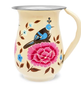 3rd Culture Kuşlu Sarı Sürahi