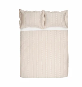 Nautica Home Rope Çift Kişilik Yatak Örtüsü Seti Beige 