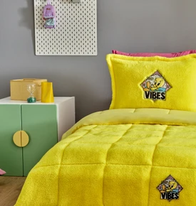 Karaca Home Looney Tunes Tweety Bird Tek Kişilik Comfort Set Sarı