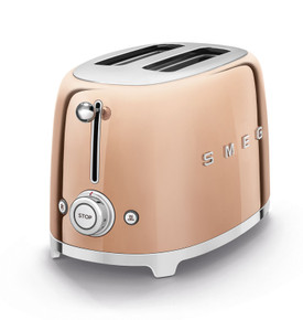 Smeg 2x1 Ekmek Kızartma TSF01RGEU Rosegold