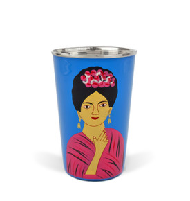 3rd Culture Portreli Bardak Pembe 