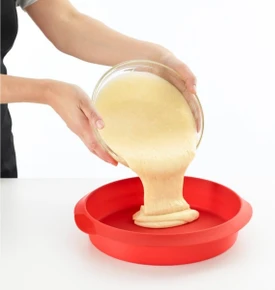 Lekue Silikon Pasta Kalıbı 20 cm Kırmızı