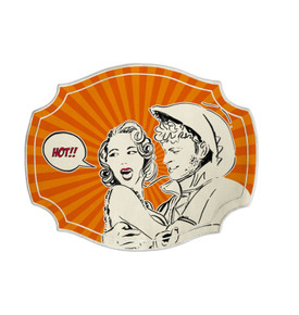 Baci Milano Gulp Amerikan Servisi 47x38 cm Turkuaz 
