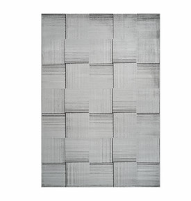 Kaşmir Halı 7/24 İskandinav Elin Gri 80x300 cm