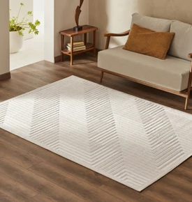 Kaşmir Halı 7/24 İskandinav Corner Bej 80x150 cm