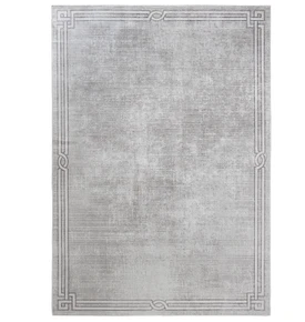 Sare By Kaşmir Halı Bordure Beige Yıkanabilir Kaymaz Taban 120x180 cm