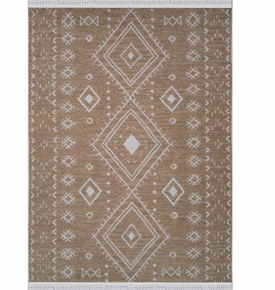 Kaşmir Halı 7/24 Kilim Jüt Hatka Beige 120x180 cm