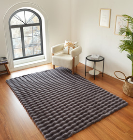 Kaşmir Halı 7/24 Cosy Premium Bubble Beyaz 80x150 cm