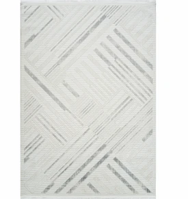 Kaşmir Halı 7/24 Elegante Lumina Grey 80x150 cm