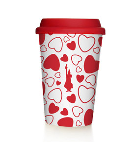 Bialetti Lichstein Porselen Take Away Mug Kapaklı
